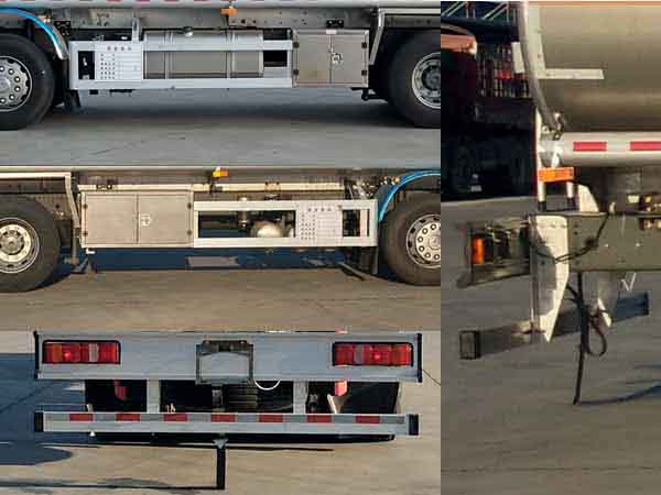 30.4汕德卡│鋁合金油罐加油車│運(yùn)油車
